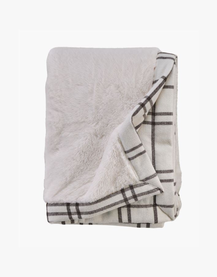 Pelspledd offwhite - 130x170 cm offwhite - 1