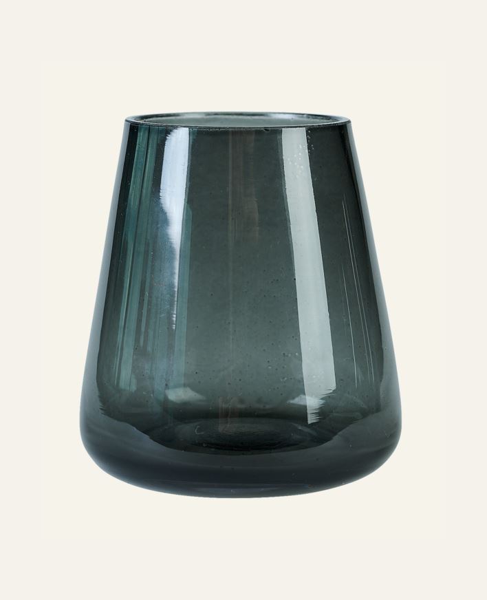 Telysholder mørk grå - 12x12x12,5 cm mørk grå - 1