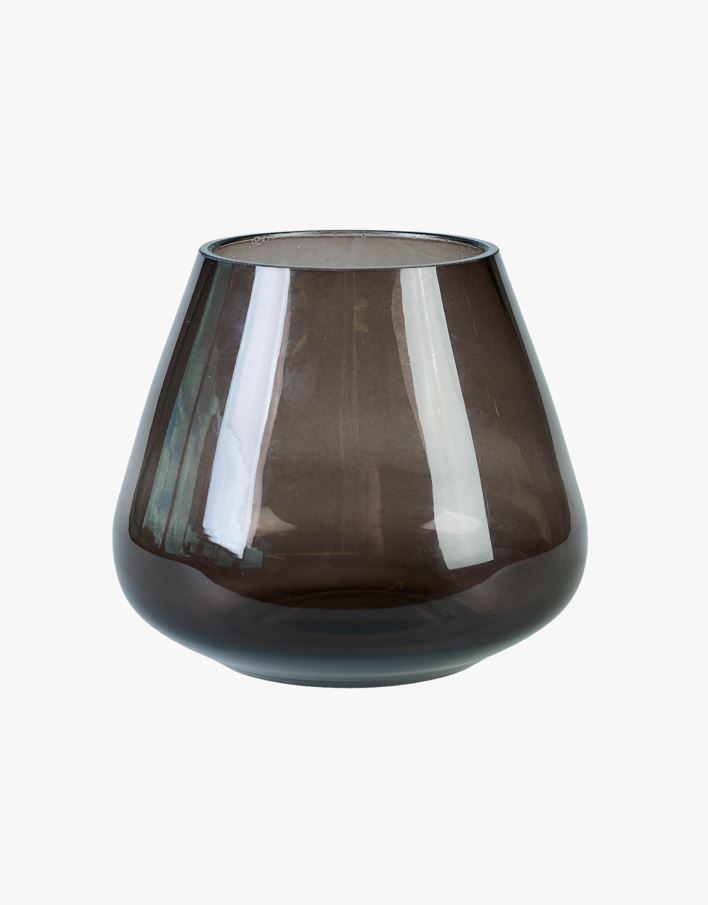 Telysholder sjokolade - 11,5x11,5x10 cm sjokolade - 1