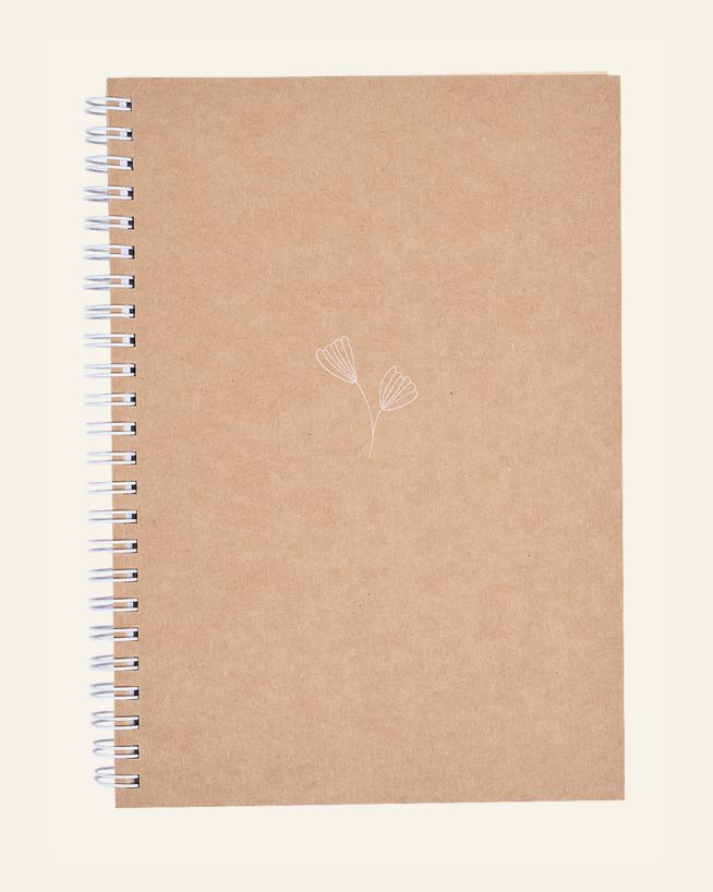 Notatbok natur - 15,5x21cm natur - 1