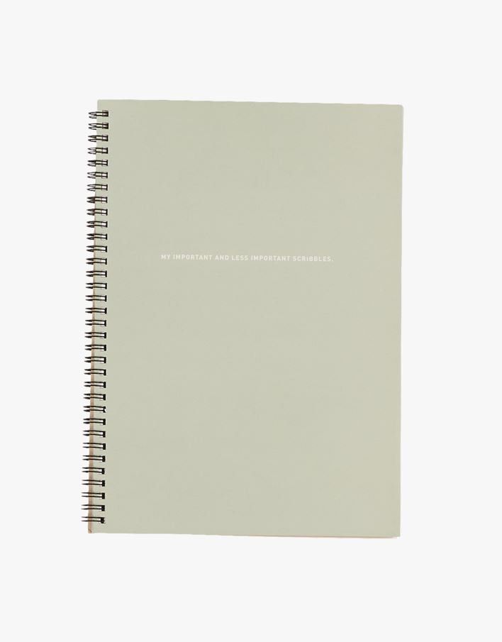 Notatbok grønn - 21,5x29,7cm grønn - 1