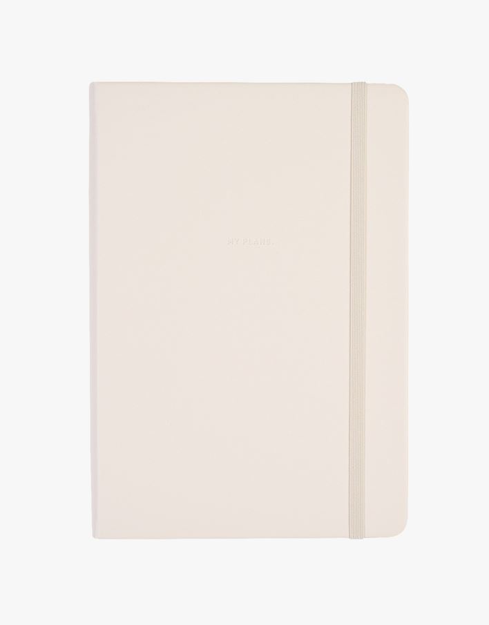 Notatbok lys beige - 14,5x20,5x1,5 cm lys beige - 1