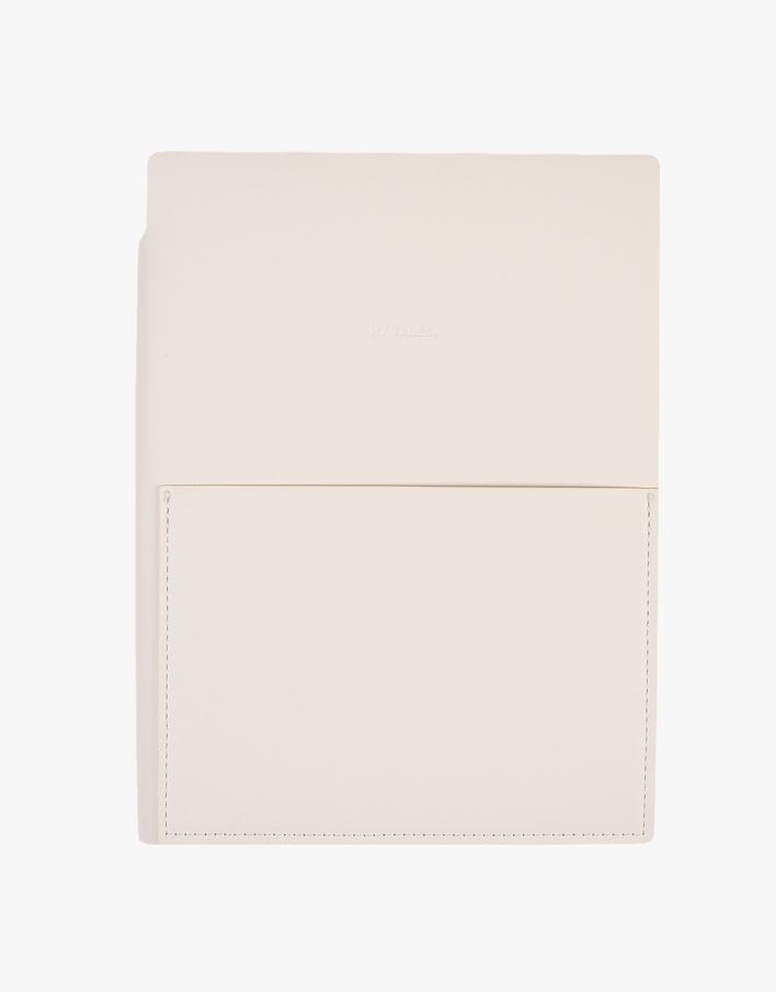 Notatbok lys beige - 15,5x21cm lys beige - 1