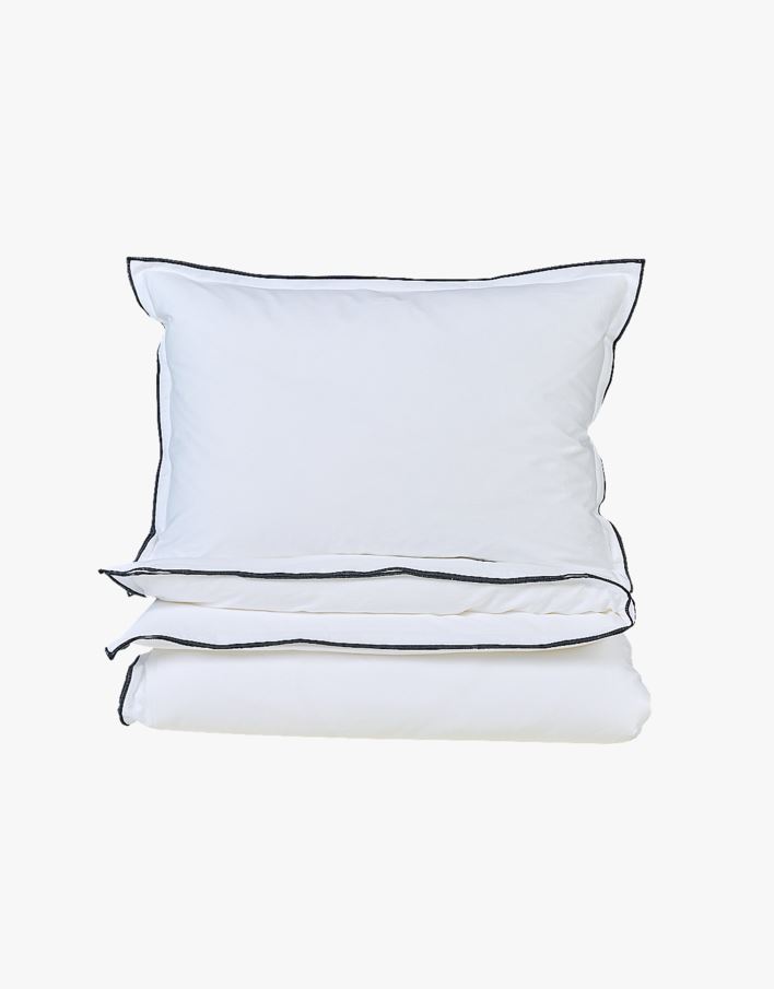 Sateng sengesett svart - 140x220 cm svart - 1