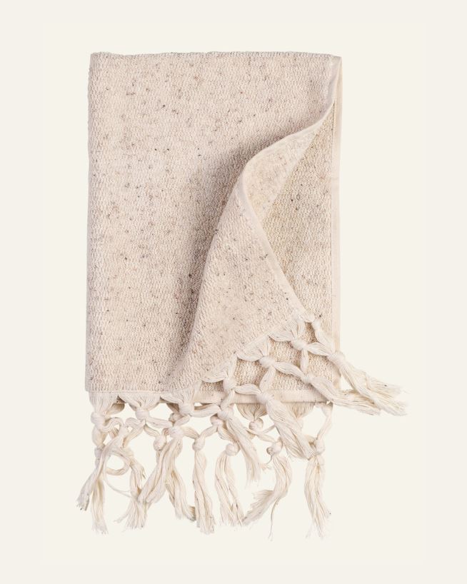 Badehåndkle beige - 50x70 cm beige - 1