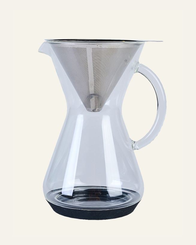 Kaffebrygger transparent - 12,5x20,5x16 cm transparent - 1