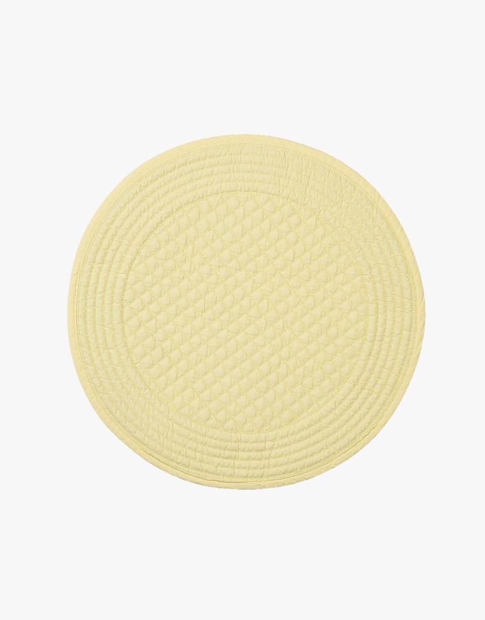 Brikke lys gul - ø37cm lys gul - 1