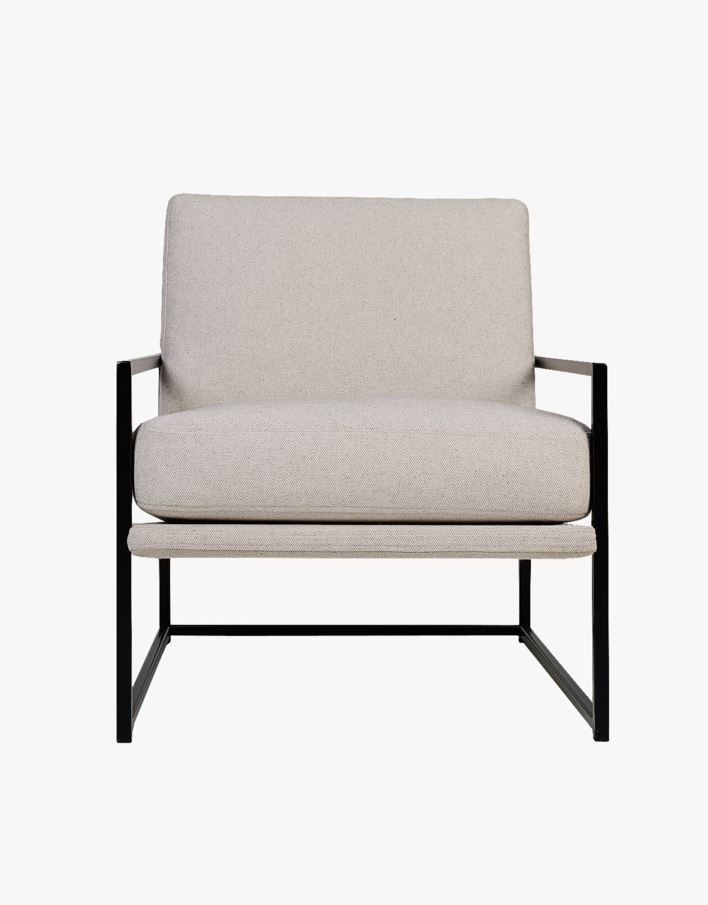 Loungestol natur - 66x86x78 cm natur - 1