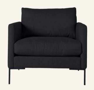Forms & Objects Sofia Loungestol Svart 86x95x83 cm