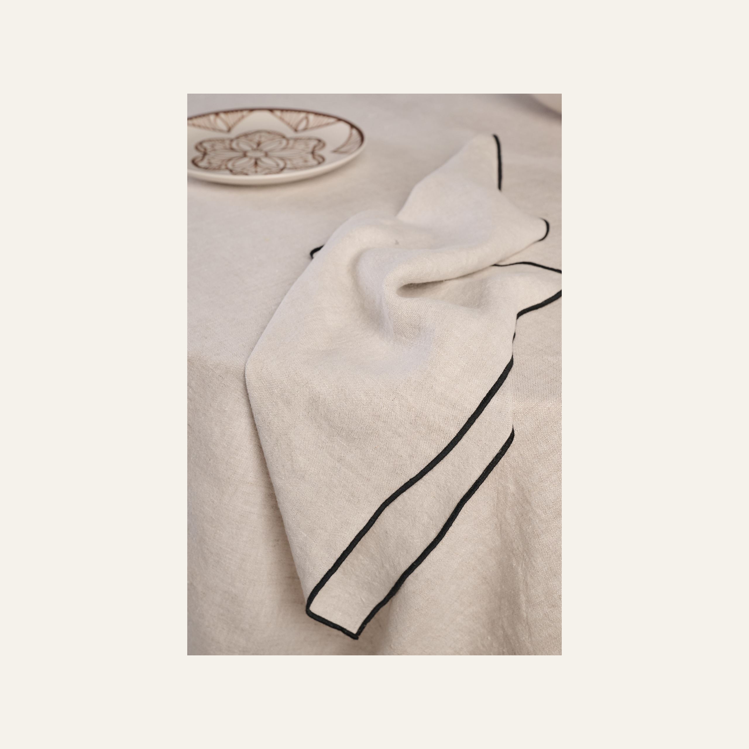 Rund linduk natur - 3