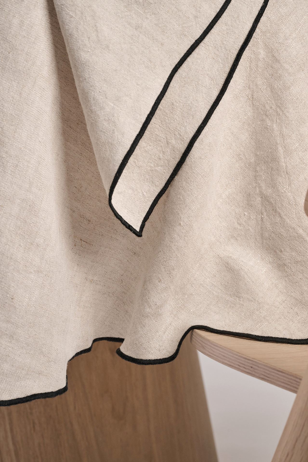 Rund linduk natur - 2