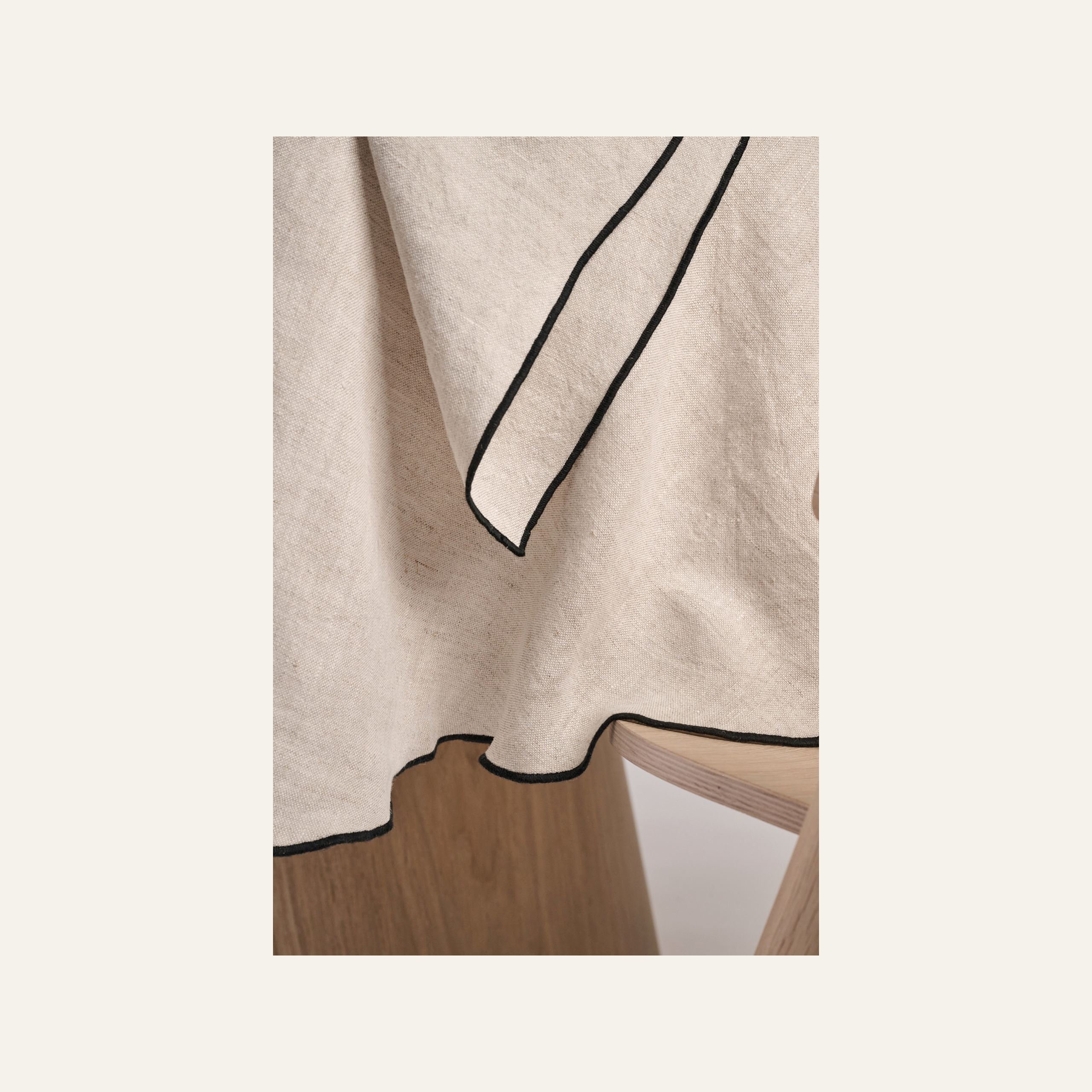 Rund linduk natur - 2