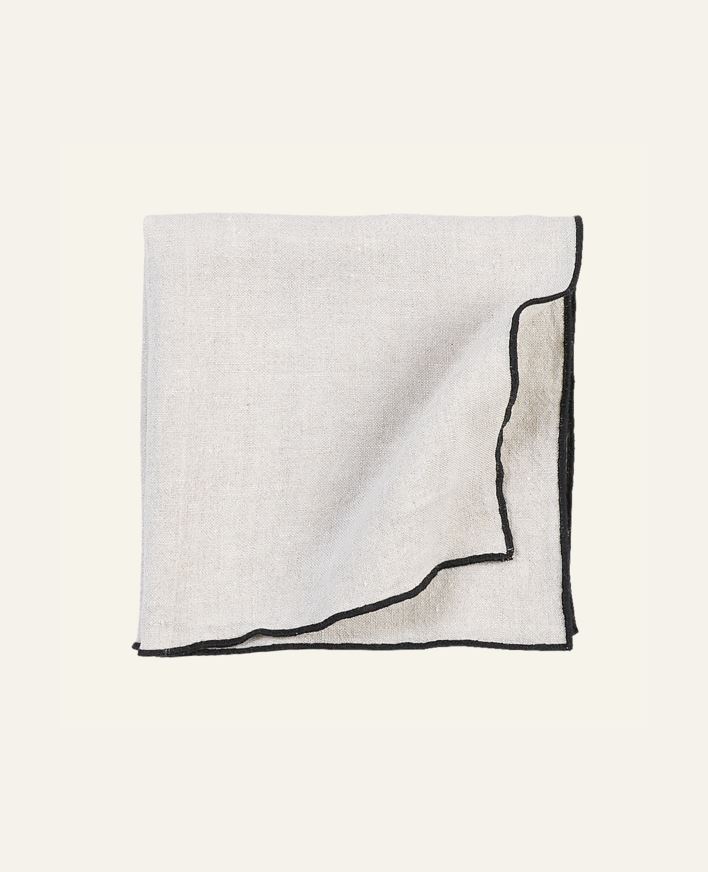 Linserviett natur - 47x47 cm natur - 1