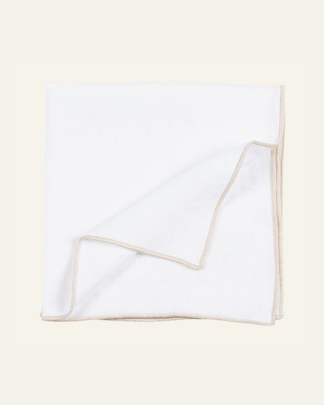 Linserviett beige - 47x47 cm beige - 1