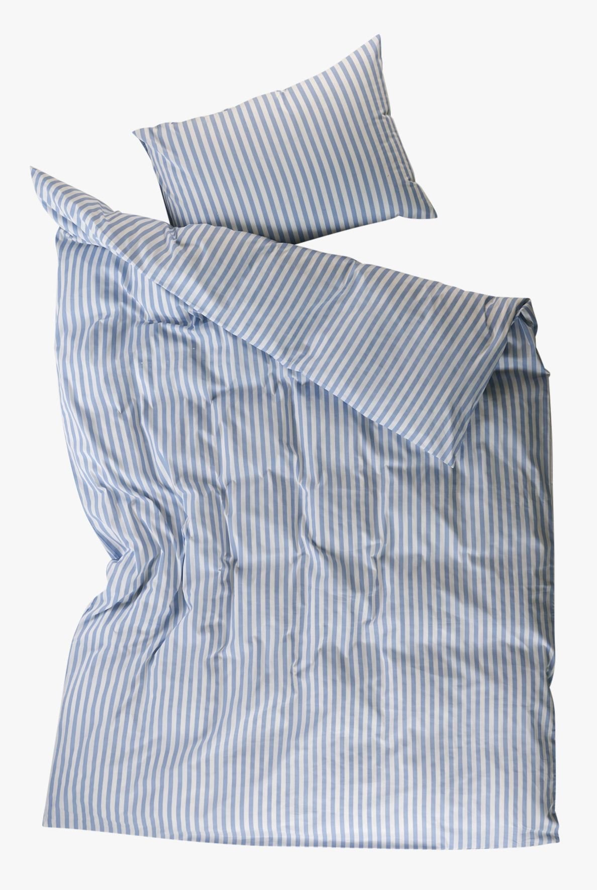 Bomull sengesett indigo blå - 2