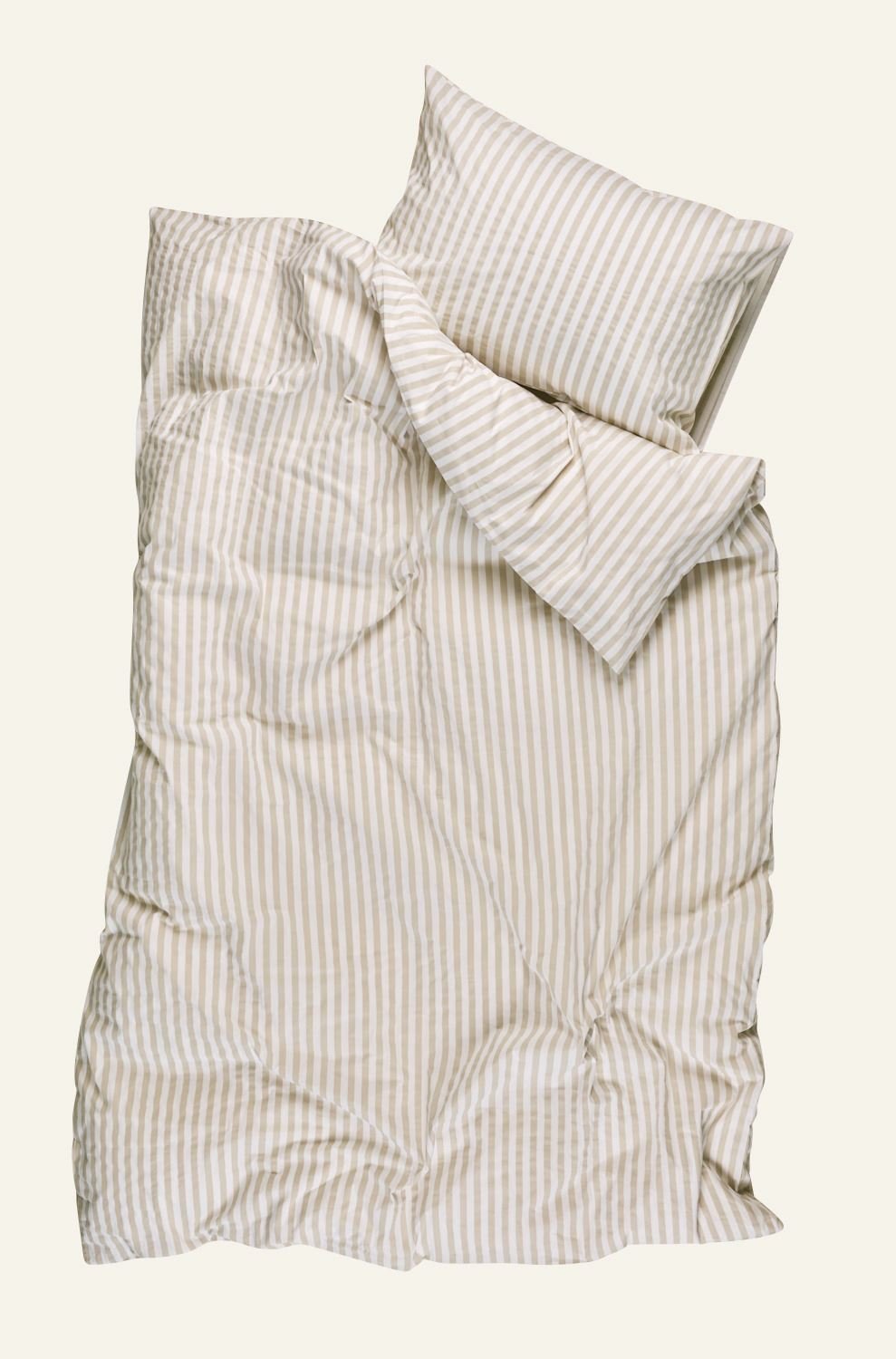 Bomull sengesett beige - 3