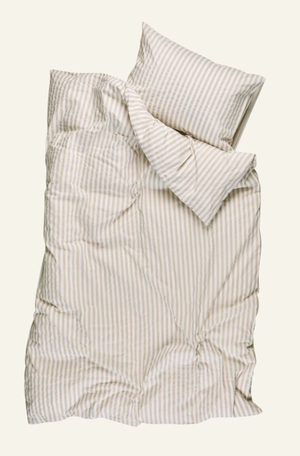 Bomull sengesett beige - 3