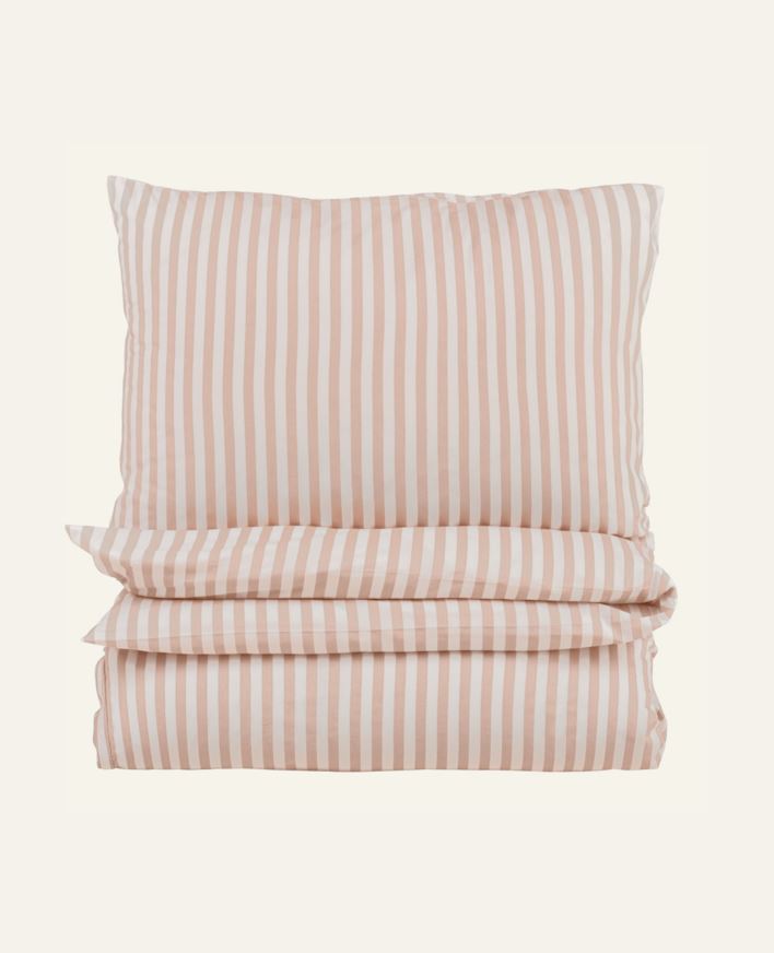 Bomull sengesett rosa - 140x220 cm/50x70 cm rosa - 1