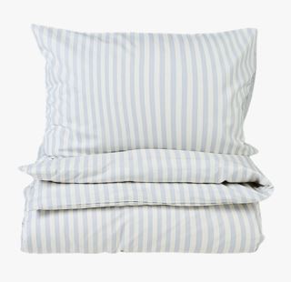 Kid Classic Stripe Bomull Sengesett Blå 200x220 cm
