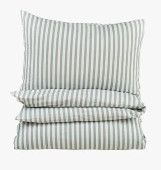Kid Classic Stripe Bomull Sengesett Grønn 200x220 cm