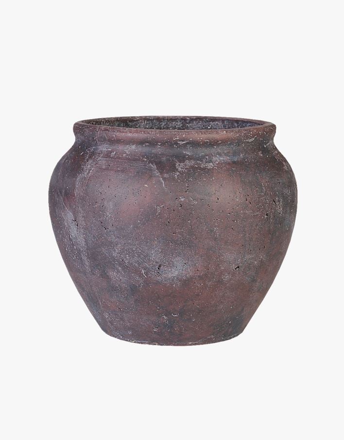 Blomsterpotte aubergine - 19,5x19,5x19 cm aubergine - 1