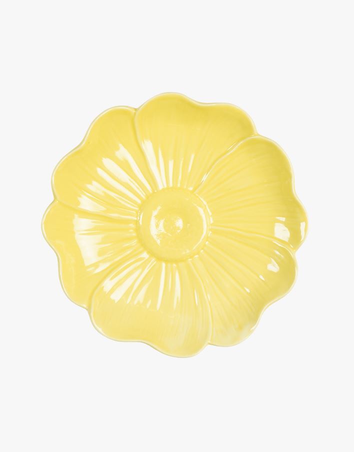 Fat gul - 25x25x5 cm gul - 1