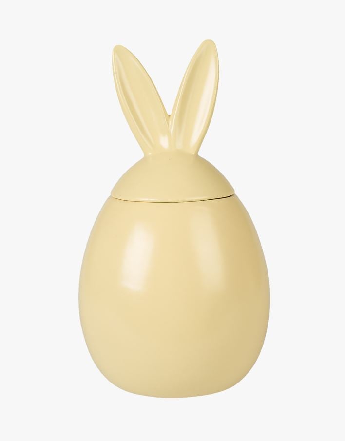 Skål lys gul - 10x10x18,5 cm lys gul - 1