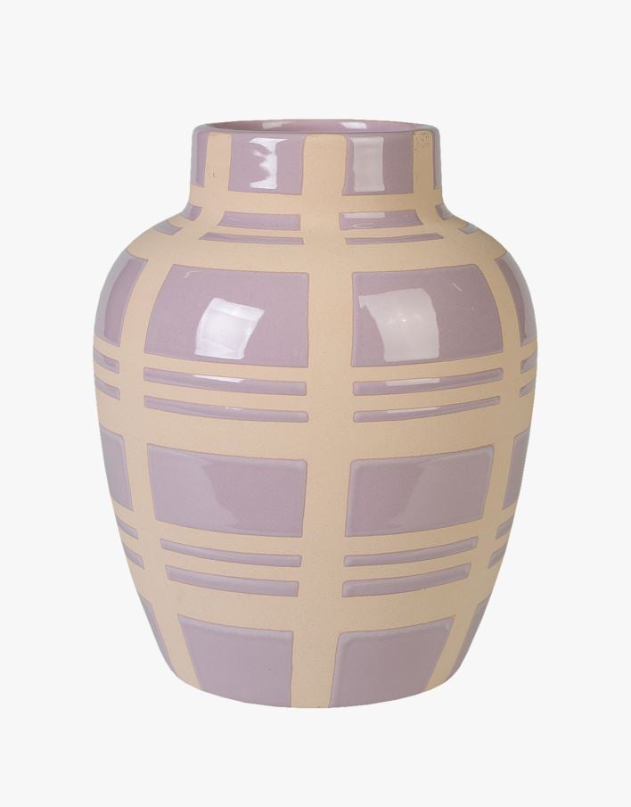 Vase multi lilla - 16,5x16,5x21 cm multi lilla - 1