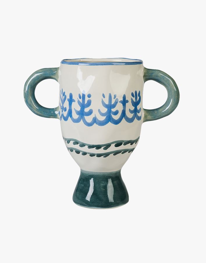 Vase multi blå - 25x12,8x23 cm multi blå - 1