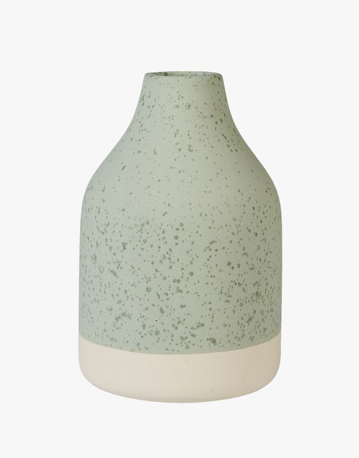 Vase lys grønn - 10x10x15,5 cm lys grønn - 1