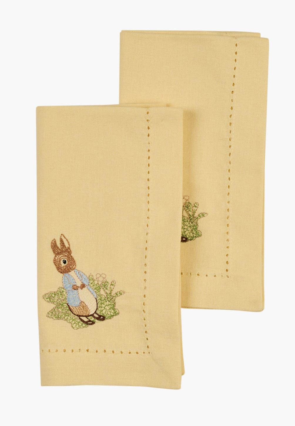 2pk tøyserviett gul - 45x45 cm gul - 1