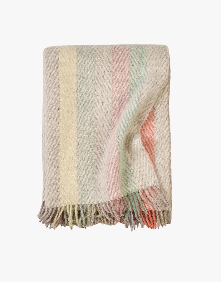 Ullpledd multi orange - 130x170 cm multi orange - 1