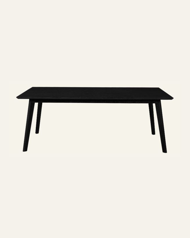 Spisebord svart - 100x200x75 cm svart - 1