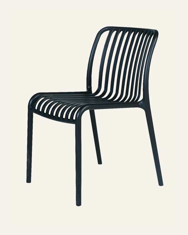 Hagestol svart - 47x58x80 cm svart - 1