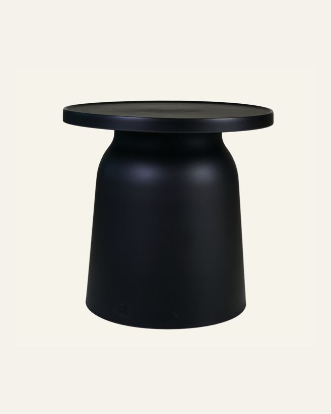 Hagebord svart - 47x47x47 cm ø47 svart - 1