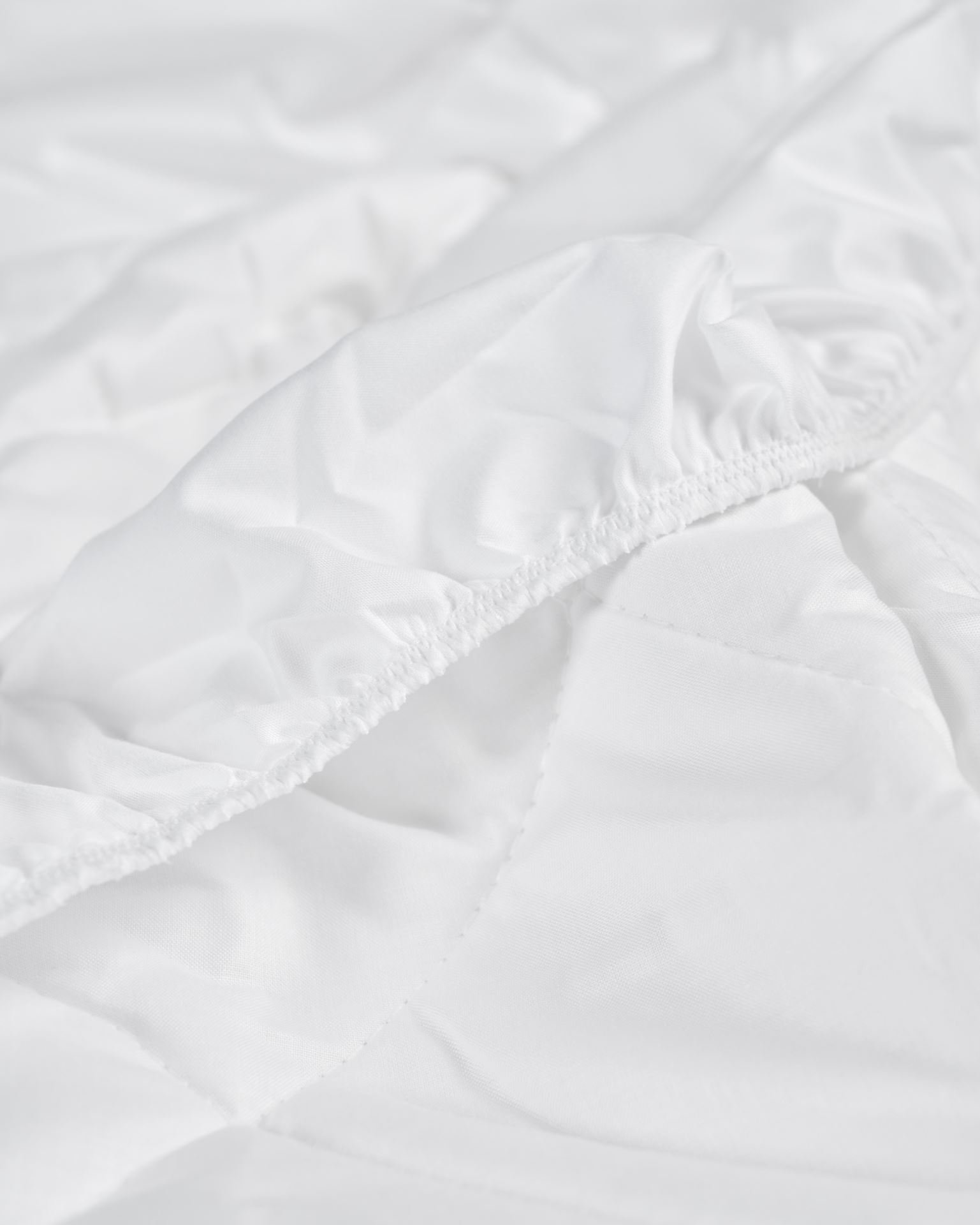 Madrassbeskytter hvit - 2