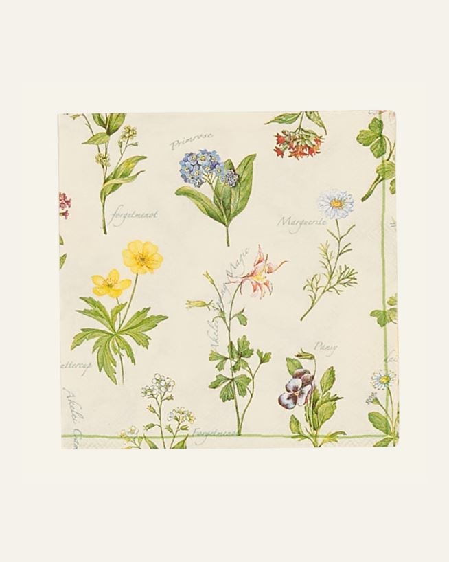 Coctail papirserviett multi - 25x25 cm multi - 1