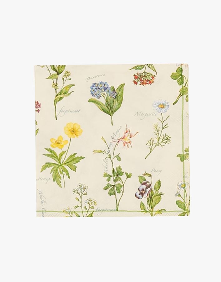 Coctail papirserviett multi - 25x25 cm multi - 1