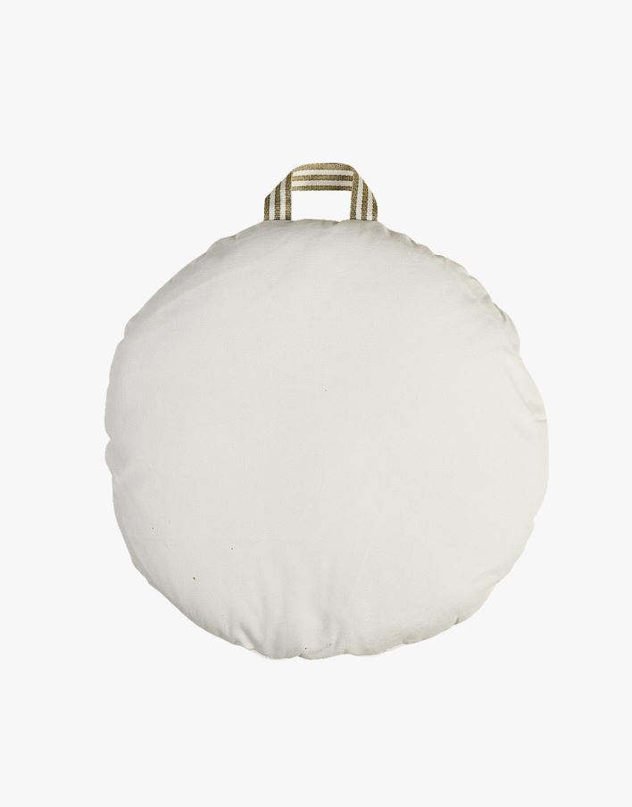 Sittepute hvit - 50x50x7 cm ø 50 hvit - 1