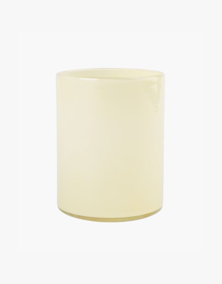 Telysholder lys gul - 11x11x15 cm lys gul - 1