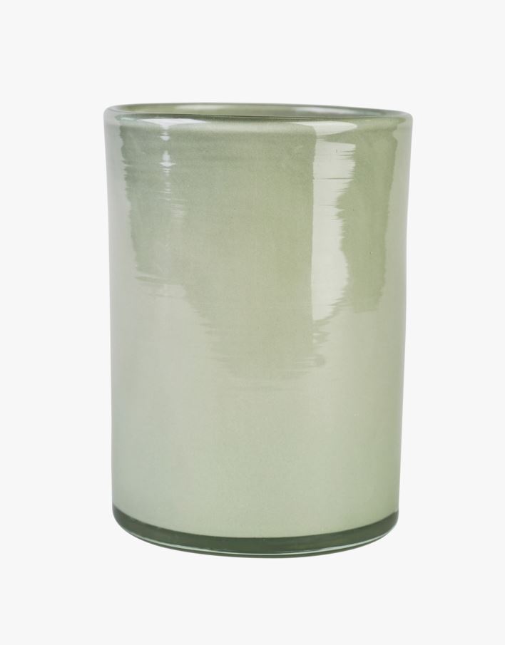 Telysholder lindegrønn - 8x8x9 cm lindegrønn - 1