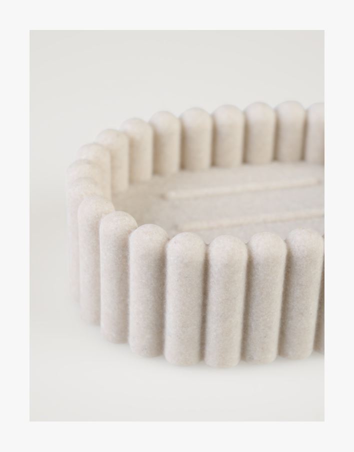 Såpekopp beige - 11,5x8,5x4 cm beige - 1
