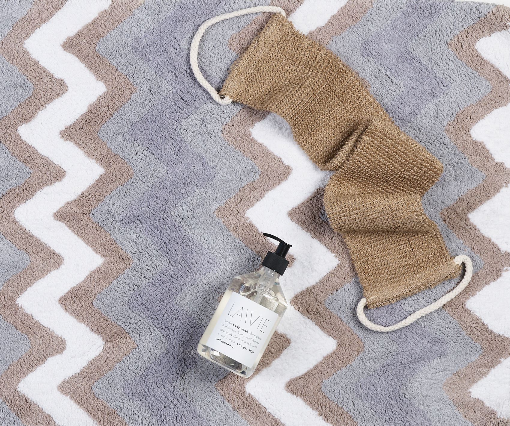 Badematte multi blå - 3