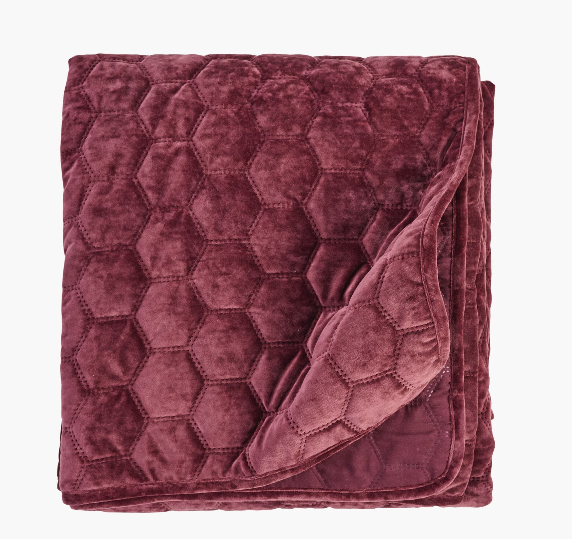 Sengeteppe burgunder - 150x240 cm burgunder - 1