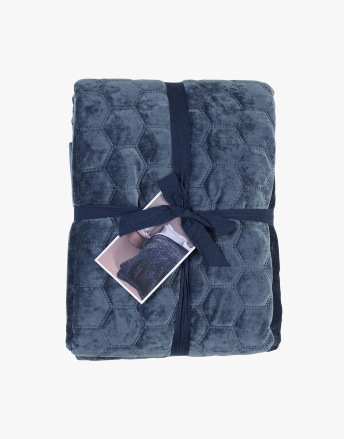 Sengeteppe tåkeblå - 150x240 cm tåkeblå - 1