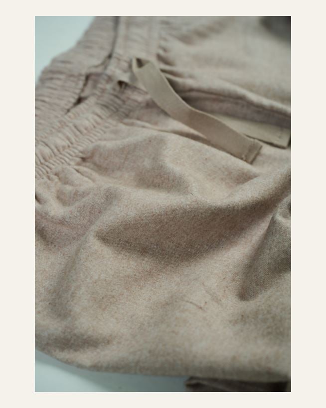 Pyjamasbukse sand - one size sand - 1