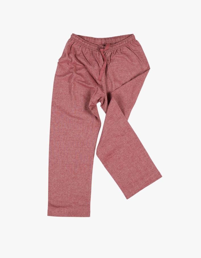 Pyjamasbukse rød - one size rød - 1