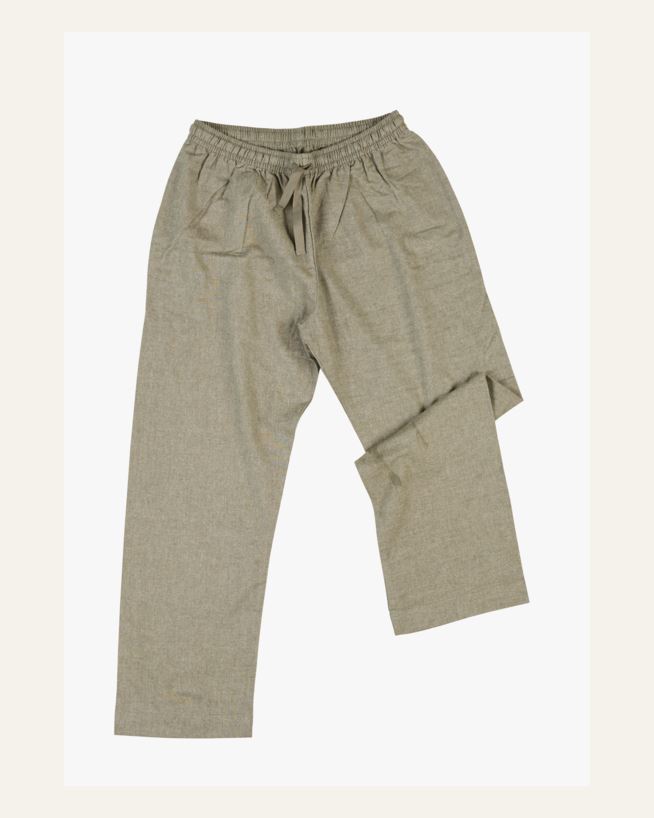 Pyjamasbukse olivengrønn - one size olivengrønn - 1