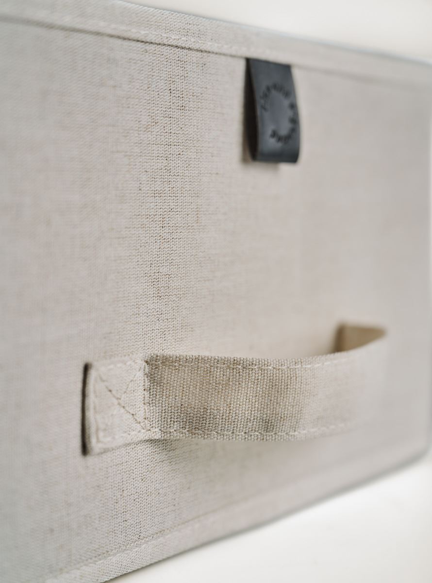 Oppbevaringsboks lys natur - 8