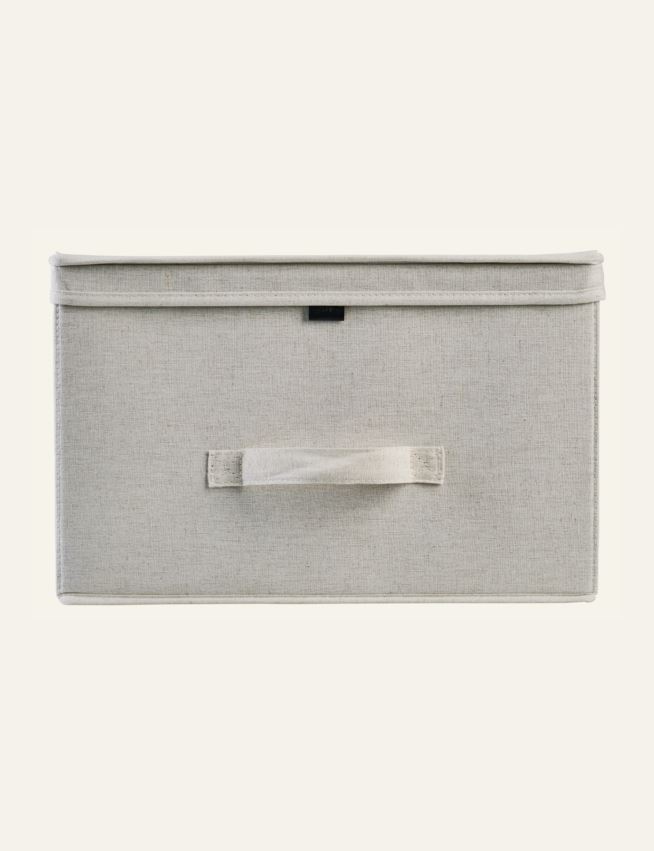 Oppbevaringsboks lys natur - 2